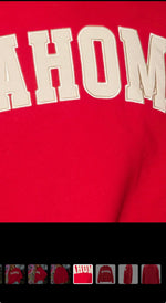 Load image into Gallery viewer, OKLAHOMA Embroidery Mockneck Sweatshirt

