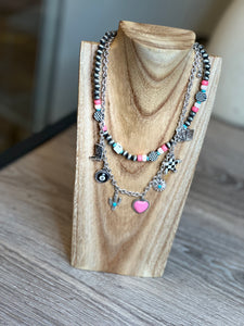 Western Navejo Multi Charm Necklace