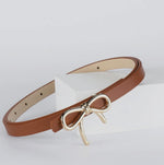 Load image into Gallery viewer, “Bow” Women’s Slim Belt
