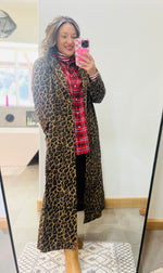 Load image into Gallery viewer, French Leopard Long Jacket
