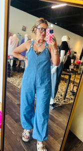 Little Daisy Lt Denim Jumpsuit