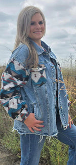 Load image into Gallery viewer, STERLING KREEK~ SOUTHERN ROOTS DENIM SHACKET
