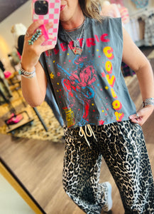 Electric Cowboy Muscle Tank