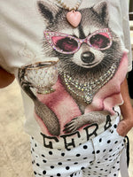 Load image into Gallery viewer, Feral Coffee Raccoon Tee
