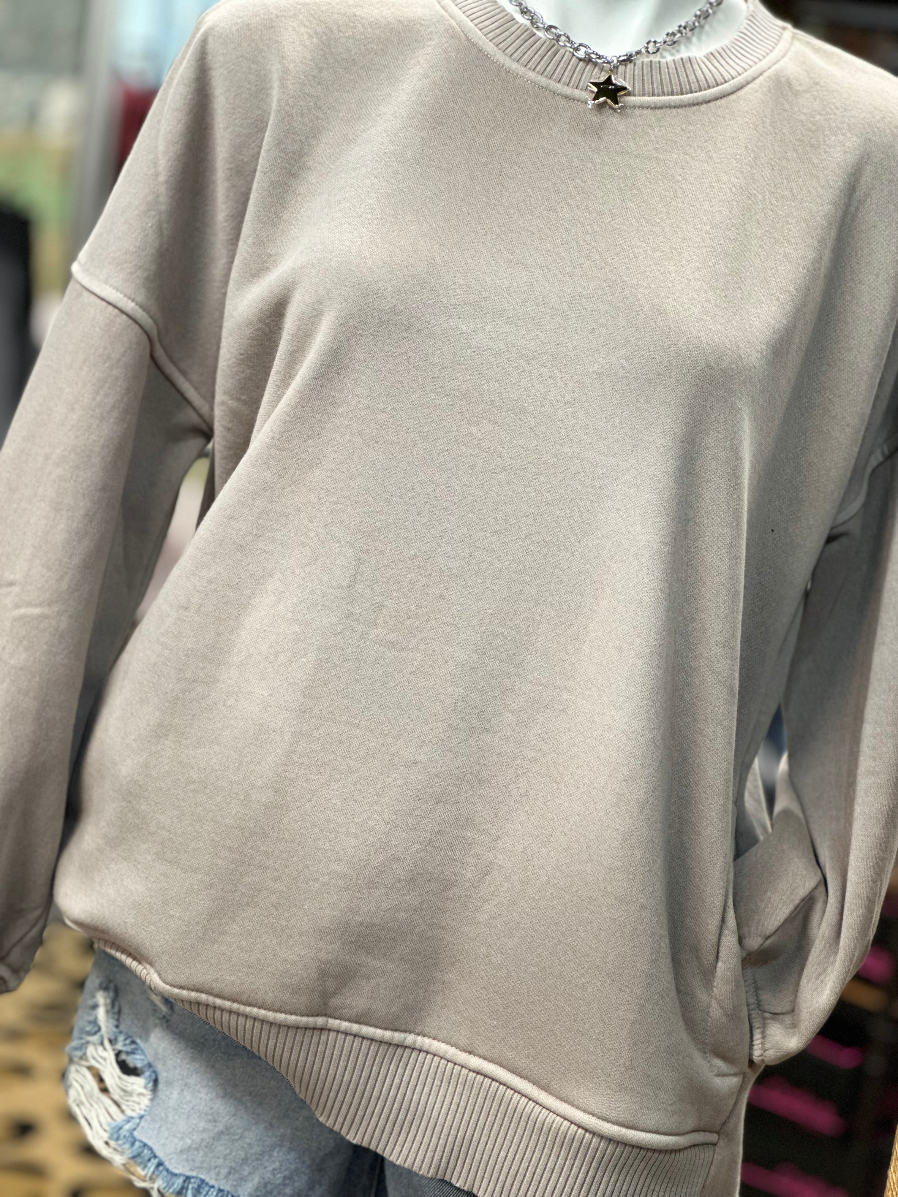 Fleece Pullover W/Pockets