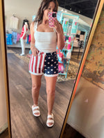 Load image into Gallery viewer, Stars and Stripes Judy Blue Shorts
