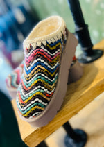 Load image into Gallery viewer, Multi Color Yarn Cozy Mule
