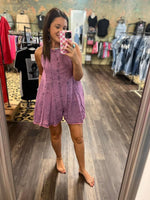 Load image into Gallery viewer, Pink Washed Flare Romper
