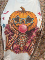Load image into Gallery viewer, Bling Pumpkin Head Skeleton
