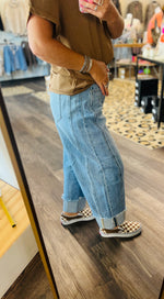 Load image into Gallery viewer, Cello Cuffed Barrel Denim
