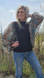 Load image into Gallery viewer, STERLING KREEK PAISLEY DREAMS TOP
