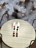 Load image into Gallery viewer, Posh Christmas Drop Ear Ring
