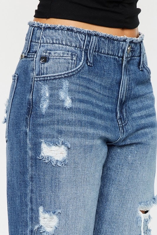 Kancan High Rise Straight Leg
