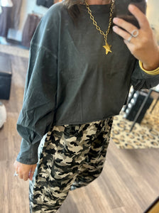 Oversized Pigment Dyed Basic Top