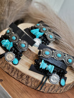 Load image into Gallery viewer, SL Turquoise Stack w/Buffalo Coin
