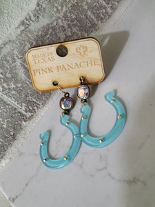 Pink Panache Bling Horseshoe