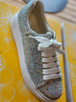Load image into Gallery viewer, Yellowbox Eraya / Clear Crystal Bling Sneaker

