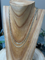 Load image into Gallery viewer, Silver Petite Double Adjustable Chain
