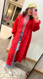 Load image into Gallery viewer, Long Button Down Cardigan
