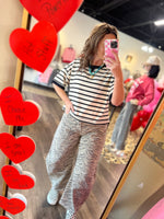 Load image into Gallery viewer, Striped French Terry Top
