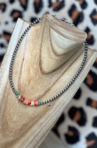 Spiny  Middle With 4MM Sterling Silver Pearls