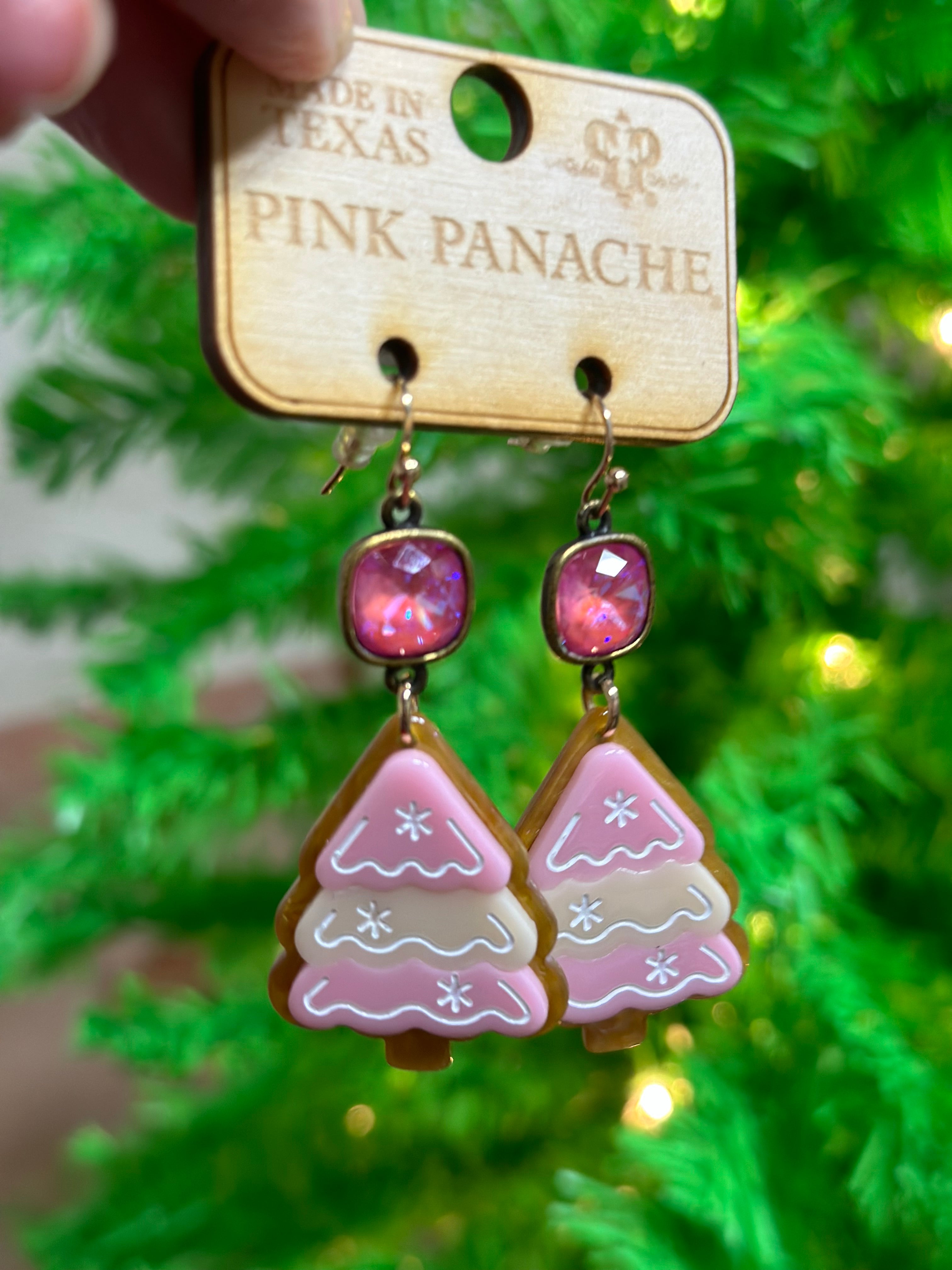 Pink Panache Pink And Tan Christmas Tree