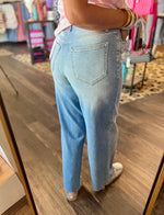 Load image into Gallery viewer, Cello High Rise Crop Wide Leg w/Raw Hem
