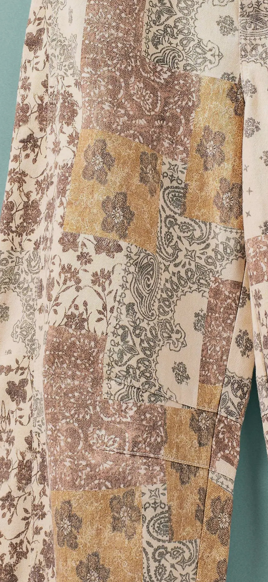 Urban Daizy ~ Boho Patchwork Wide Leg Pants