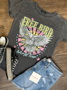 Free Bird World Vintage Graphic Tee