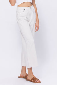 Hidden High Waist Wide Leg Denim