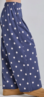 Load image into Gallery viewer, Polka Dot Elastic Waist Pant

