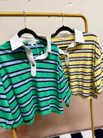 Load image into Gallery viewer, Oversized Rugby Polo Top
