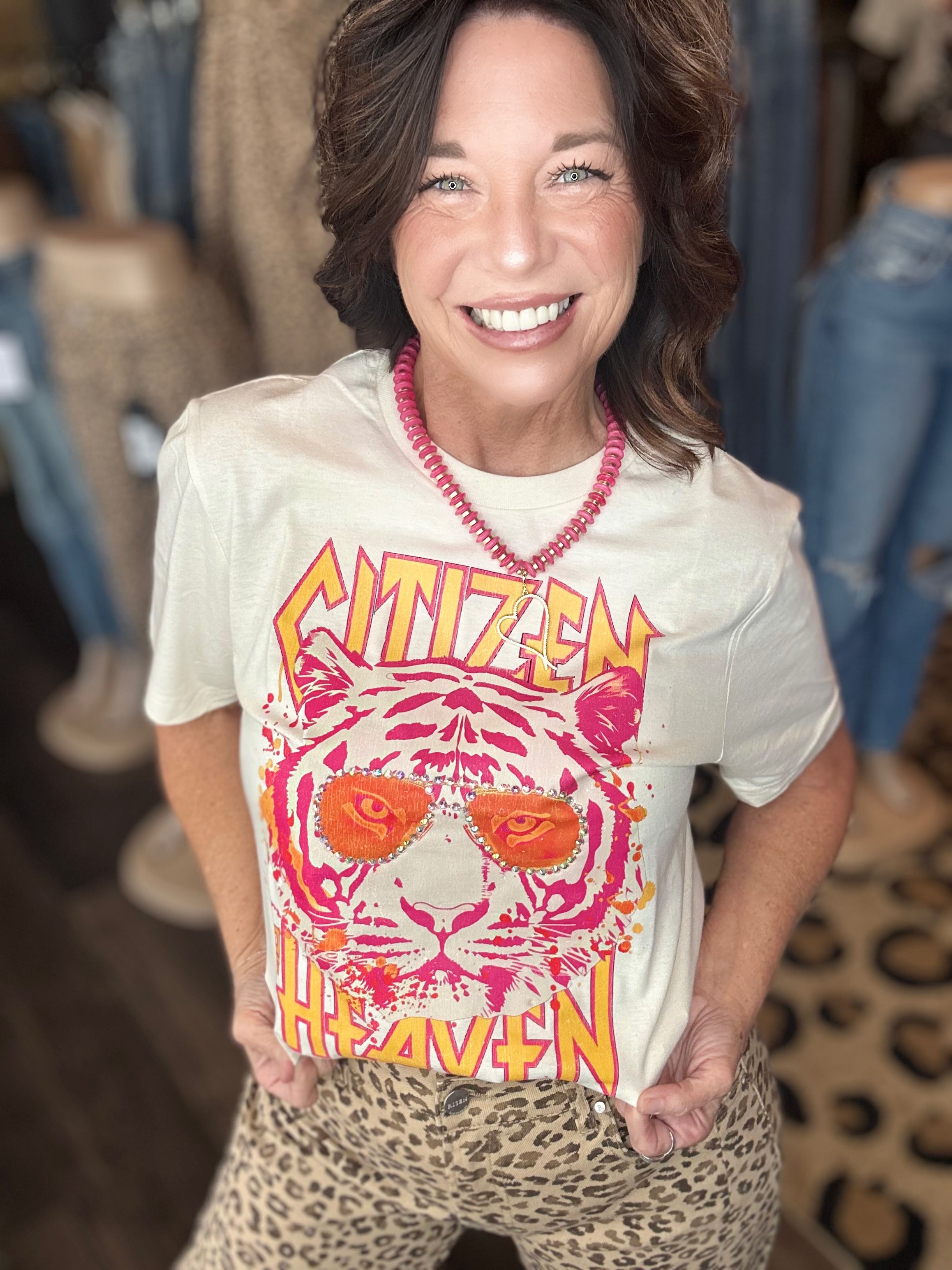 Citizen Tiger Tee W/Bling