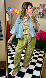 Load image into Gallery viewer, Denim Cape Jacket

