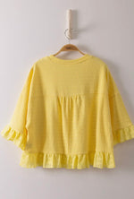 Load image into Gallery viewer, Very J Lace Ruffle Sleeve Top
