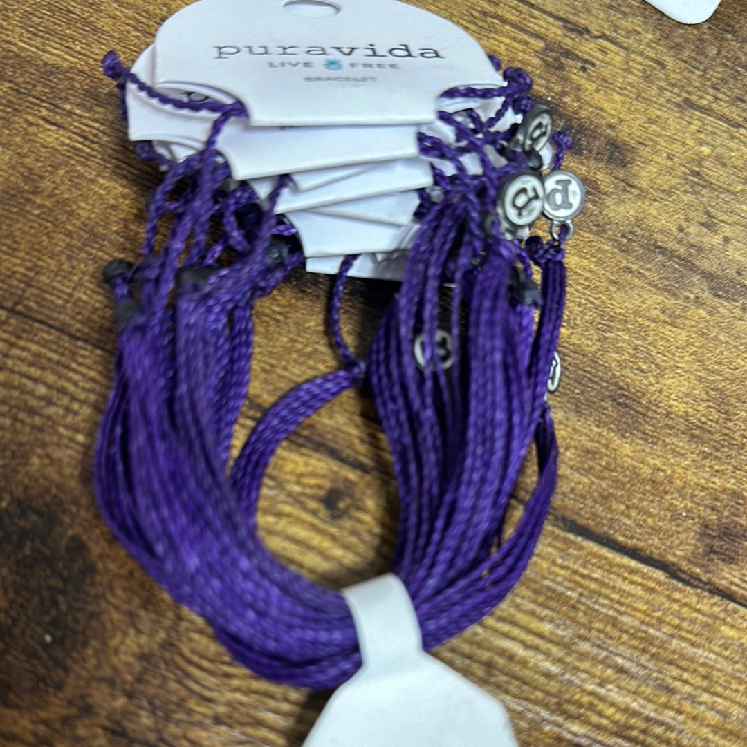 Pura Vida Classic Purple Bracelet