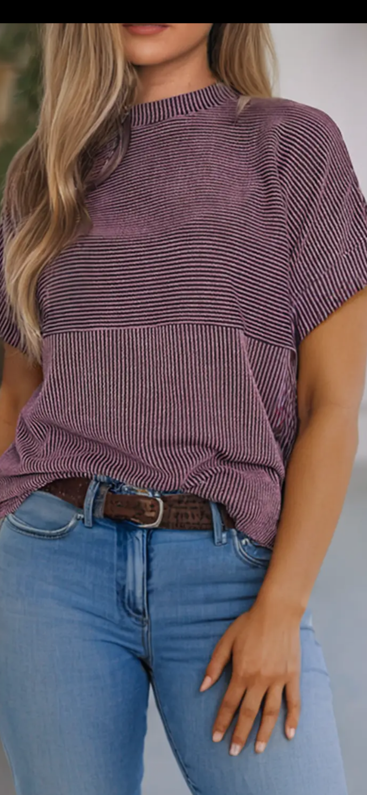 Little Daisy Corded Knit TShirt
