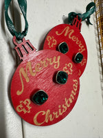 Load image into Gallery viewer, Pink Panache Christmas Stud Small
