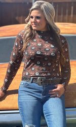 Load image into Gallery viewer, STERLING KREEK LUCKY SHOT MESH TOP

