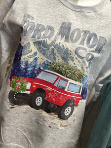 Christmas Bronco Sweatshirt