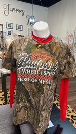 Load image into Gallery viewer, Camo At the Ballpark Tee
