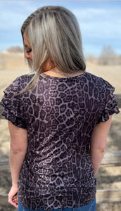 STERLING KREEK THE NIGHT LEOPARD TOP