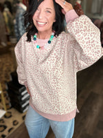 Load image into Gallery viewer, Blush Leopard Pullover
