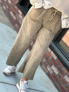 French Terry Palazzo Pants