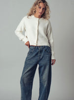 Load image into Gallery viewer, Ivory Split Sweater
