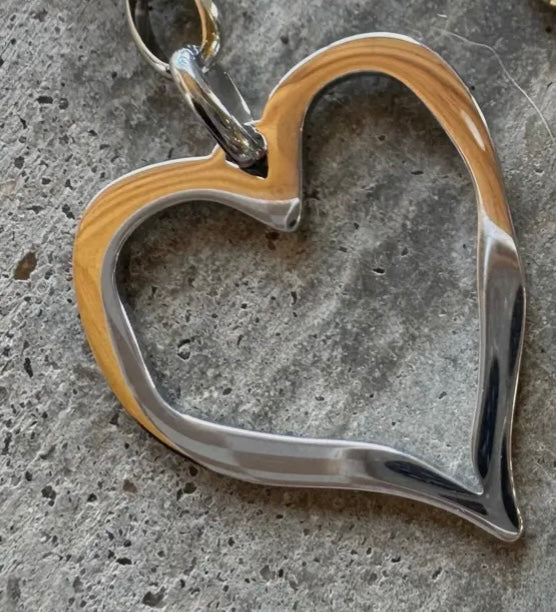 Heart Necklace Silver or Gold