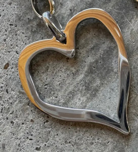 Heart Necklace Silver or Gold