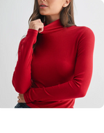 Load image into Gallery viewer, Micro Ribbed Turtle Neck
