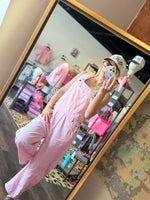 Load image into Gallery viewer, Oddi Pinstriped Barrel-Leg Overalls
