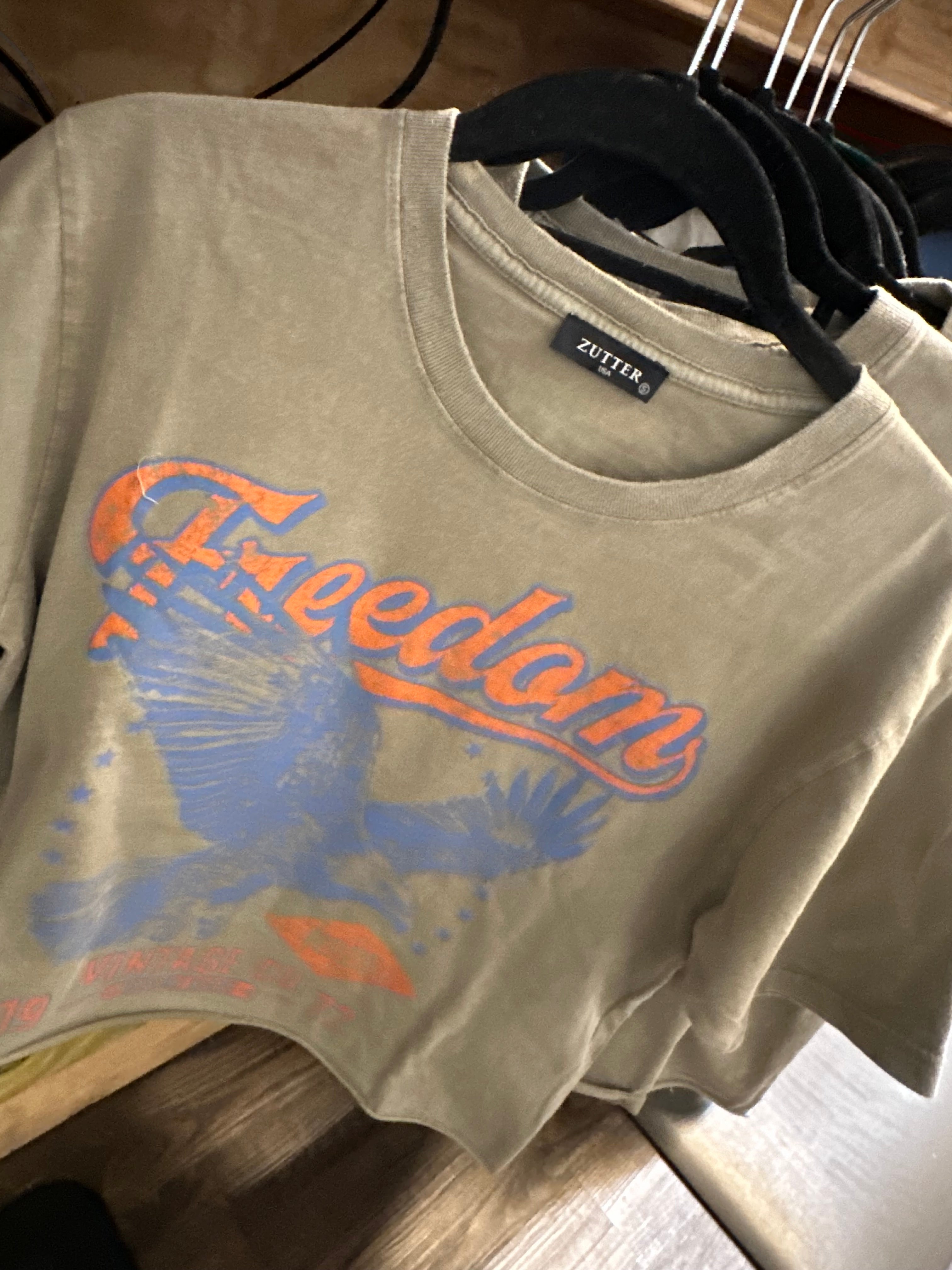 Freedom 1976 Vintage Eagle Graphic Tee